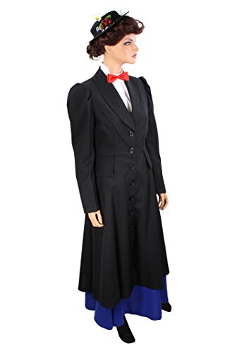 Women's English Nanny Poppins Costume