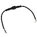 Industrial Parts LED Strip Wire Male to Female 3 Pin Waterproof Connector Cable Black 40cm 5 Pack