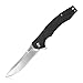 KUBEY Eris KU179 EDC Folding Pocket Knife with 3.4-Inch Drop Point Blade and Carbon Fiber Handle with Titanium Clip for Camping Hunting and Outdoor (Satin/AUS-10)