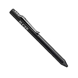 CRKT Ruger Bolt Action Pen: Everyday Carry Pen, Black Anodized Aluminum, Fisher Space Ink Cartridge, Pocket Clip R3401K