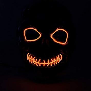 Amazon Com Tanggooo Halloween Mask El Up Funny Masks The Purge