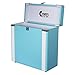 VMO Record Storage Carrying Case for 30+ Vinyl Turntable Albums (Blue&White)thumb 2