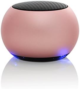 My Heavy Metal Mini Wireless Bluetooth Speakers – Powerful Sound - Use 1 or link 2 together for True Wireless Stereo (TWS) Technology – Sold individually or in a pair (Rose Gold)
