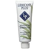 Lidocane Plus with Lidocaine 4% Pain Relieving Cream, 4 Oz