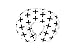 Premium Quality 2 Pack Nursing Pillow Covers by Mila Millie - Nordic Swiss Black & White Cross Unisex Design Slipcovers - 100% Cotton Hypoallergenic (Black & White)