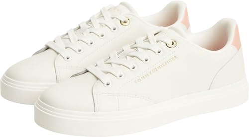 Damen Th Feminine Cupsole Leder FW0FW09105 Low-Top, Rosa, Größe 38