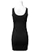 DRESSIS Women's Basic Scoop Neck Bodycon Mini Tank Dress S to 3XL (15 Colors)