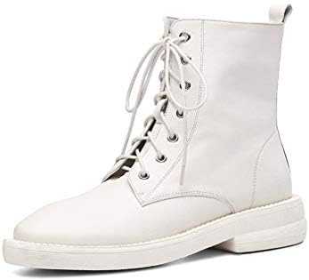 レディースアンクルブーツ ファッションレディースレザーマーティンブーツ秋冬ブーティーファッションハイキングシューズ ウォーキングシューズ 色