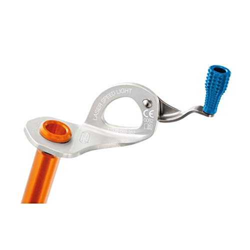 PETZL - Laser Speed Light, Ultralight Ice Screw with Integrated Crank, 13 cm