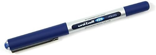 uni-ball Eye Micro UB-150E Rollerball Pens - Blue, Pack of 5, 1 count (Pack of 5)