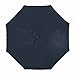 California Umbrella Astella ALUS906117-P04 Alus Series 9 ft. Economy Market Umbrella – Navy Blue/Bronze