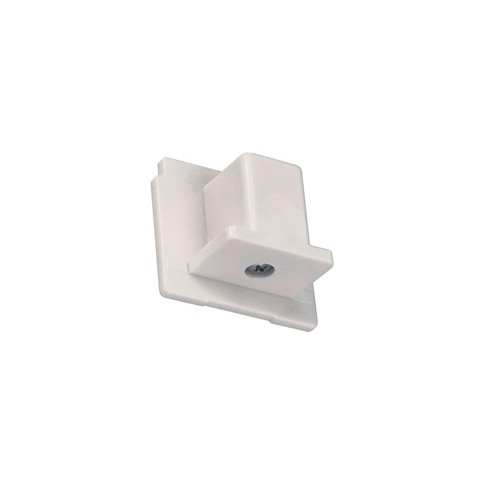 SLV EUTRAC end Cap for 3-Phase Track/White