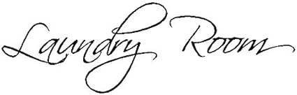 Laundry Room Wandtattoo Aufkleber abnehmbarem Wäschesackf 15,2 x 48,3