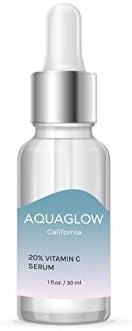 Vitamin C Serum 20% - 1oz - Hyaluronic Acid, Anti-Aging, Anti-Wrinkle, Topical Facial Serum, Natural and Organic, Witch Hazel, Vitamin E, Aloe Vera, Jojoba Oil (Made in USA)