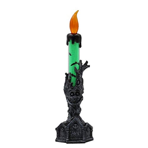 lightclub Halloween Tree Demon Candle LED Light Bar KTV Mall Desktop Decoration Props Lamp Green