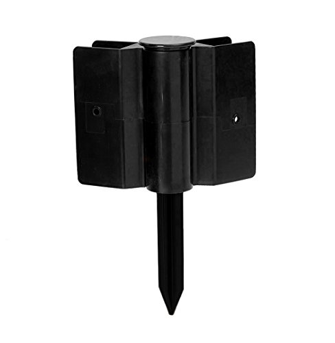 Raised Garden Bed Brackets – 1″ Screw-On Stacking Bracket (Black)