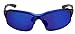 Arctic Blue Mens Fashion Sports Wrap Sunglasses - Blue Revo Lens - Fishing, Baseball, Boating, Skiing - Several Colors Available!
