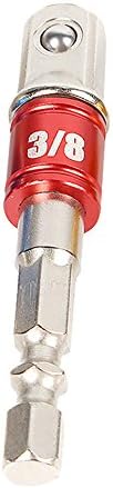 Luckhome Hex Square Nut Driver Drill Impact Socket Extension Bit Adapter Socket Wrench (RD)