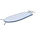 SheeChung Ironing Board Cover and Pad for Extra Wide 18 x 49 Ironing Boards,Premium Heavy Duty 4-Layer Silicone Coated Cover with 2mm Foam and 4mm Felt,Resists Scorching and Staining (49”x18”,Size C)