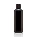 Infinity Jars Glass Bottle 100 ML (3.4 fl OZ) Euro Dropper Cap Black Ultraviolet Dropper Airtight Seal Refillable Perfect Long-term Storage. Essential Oils Serum, Screw Top Bottle