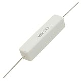 uxcell® 10 Pcs Wirewound Ceramic Cement Resistor 1 Ohm 5% 10W Watt