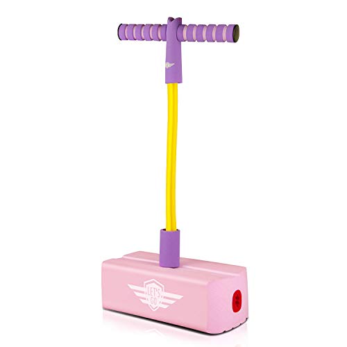 dmazing Birthday Christmas Xmas Gifts Presents for 3-12 Year Old Girls, Pogo Stick for Kids Sensory Toys for 3-12 Year Old Girls Gifts Age 3-12 Stocking Stuffers Stocking Fillers Pink DDUSFPJ02