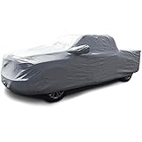 CarsCover Custom Fit 2016-2019 Toyota Tacoma Double Cab 5-ft. Short Bed Truck Car Cover Heavy Duty All Weatherproof Ultrashield