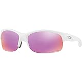 Oakley Women's Commit Squared Non-Polarized Iridium Cateye Sunglasses POLISHED WHITE 62.01 mm