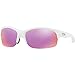 Oakley Women's OO9086 Commit Squared Pillow Sunglasses, Polished White/Prizm Golf, 62 mm