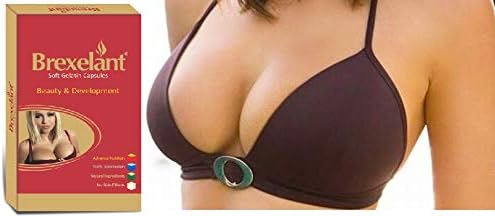 Natural Breast Enhancement & Enlargement | Breast Firming Lifting Toning Cream | Bust Size Up Natural Cream (Brexelant (30 Caps.))