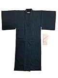 Edoten Men's Kimono Japan Shijira Weaving Yukata