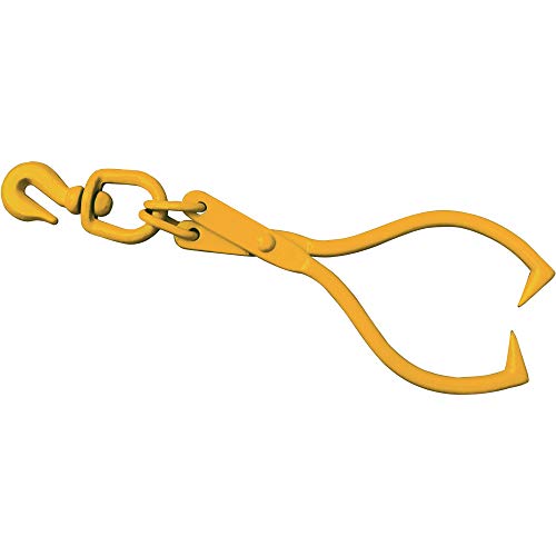 Roughneck High Carbon Steel Swivel Log Skidding Tongs - 17 1/2in. Jaw Opening