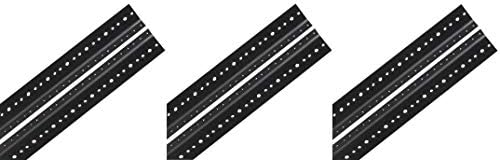 Reliable Hardware Company RH-3-SRR-A 3U Full Hole 3 Space Rack Rail Pair (Тhrее Pаck)