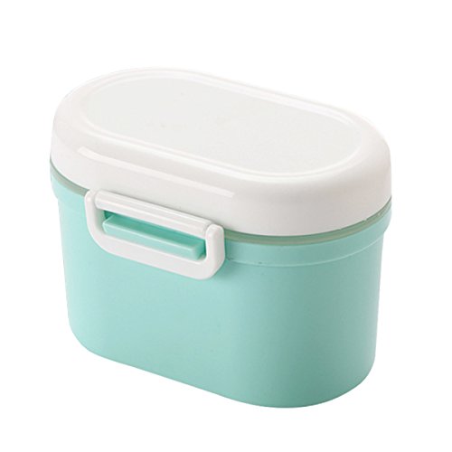 Mochiglory Protable Formula Dispenser with Leveller BPA Free Milk Powder Container Fruits Snacks Storage with Free Scoops