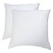 Euro Pillows Set of 2 (26 x 26 inch) Square Pillow Inserts for Decorative Bed Pillow Shams - Down Alternative, Filled in USA