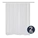 Barossa Design 2 Pack of Shower Curtain Liner Clear, Bottom Magnets, Waterproof, PVC Free, Metal Grommets, 70x72, PEVA 6 Gauge