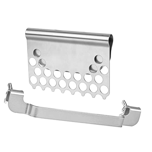 Begatter Grease Gate Spatula Holder Combo, Food Mesh Screen Blocks Food