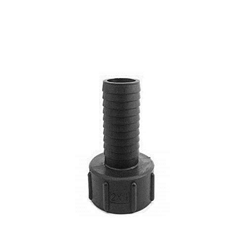Funitric 1000L IBC Water Tote Tank Adaptor Hose Tail Fitting Tool Coarse Thread 1-1/2" (38mm)