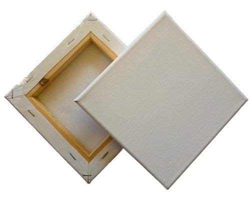Lexicon Select Primed and Stretched Canvas, Ready to Paint - 15 x 15cm