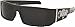 Locs Mens Hardcore Gafas De Sol Fashion Wrap Around Sunglasses with Bandana Print Inside - Free Microfiber Bag - Several Colors Available!