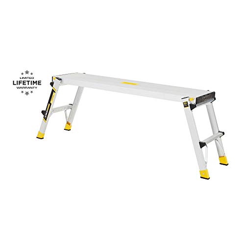 Gorilla Ladders 47.25 in. x 12 in. x 20 in. Aluminum SlimFold Work