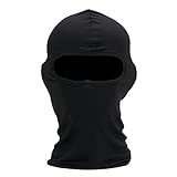 Balaclava Ski Mask Premium Motorcycle Face Mask Outdoor Neck Breathable Tactical Hood,Black