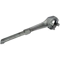 Duda Energy dwrench Aluminum Drum Wrench for Opening 10 gal, 15 gal, 20 gal, 30 gal and 55 gal Barrels Standard, 2" Bung Racing Fuel Methanol, 2"