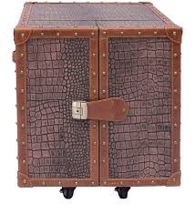 Aerikle Gift Leather Bar Cabinet