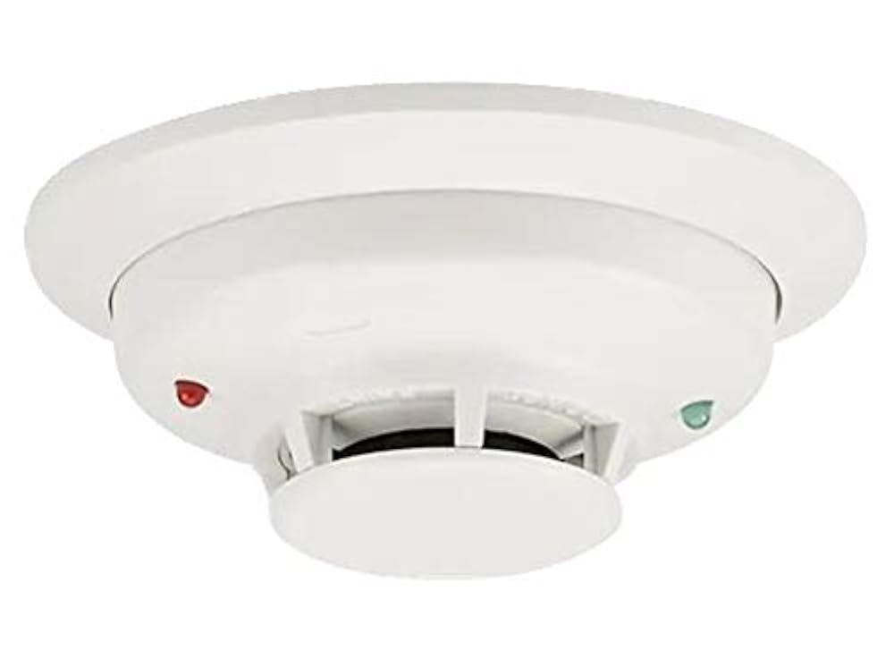System Sensor 4WT-B Photoelectric i3 Series Smoke Detector, 4-Wire, 135F Fixed Thermal Sensor, White