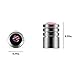 DSYCAR US American Flag Style Logo - Bike Motorcycle Car Tires Valve Stem Caps for Car styling Decoration - 4Pcs/Box - Black -