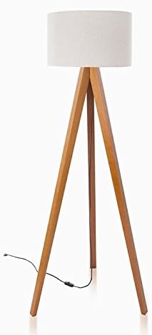 Woodymood Tripod Floor Lamp,Decorative lighting,Custom design W:22.83'' 22.83'' H:59.25'' (Cream)