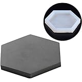 Hexagon Silicone Coaster Molds Handmade Soap Dish Silicone Mould Epoxy Molds for Casting with Resin, Concrete, Cement and Polymer Clay