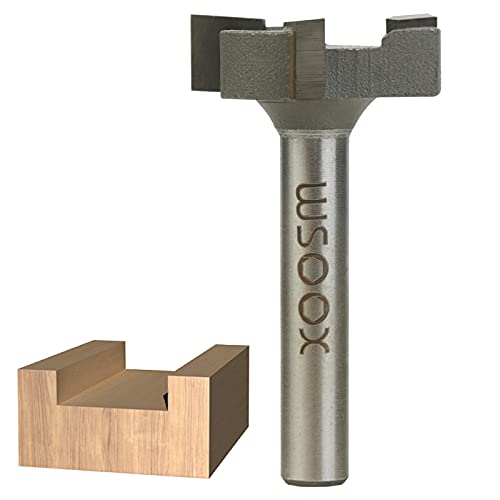 SpeTool Punta per fresa Spoilboard 8 mm, 40 mm, 4-ali, piallatura, lastre di legno