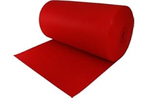 ABSOLUTE USA Absolute 120" X 48" Red Car PA DJ Speaker Box Upholstery Liner Carpet